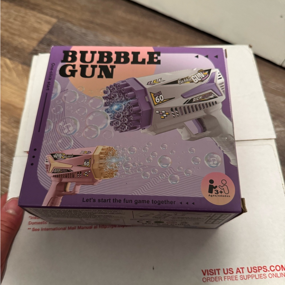 Purple Bubble Gun